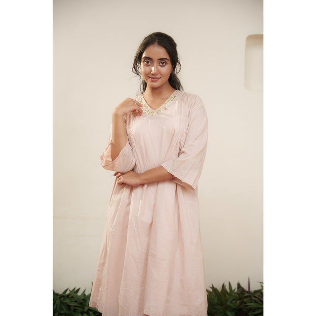 Capsule 9 - Pink Cotton Top and Pant Set