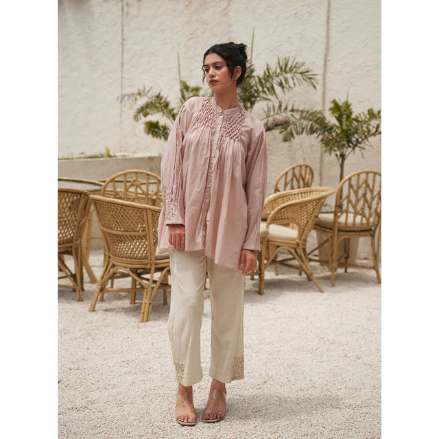 Capsule 13 - Pink Cotton Top and Pant Set