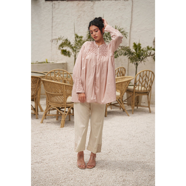 Capsule 13 - Pink Cotton Top and Pant Set