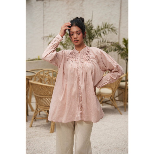 Capsule 13 - Pink Cotton Top and Pant Set