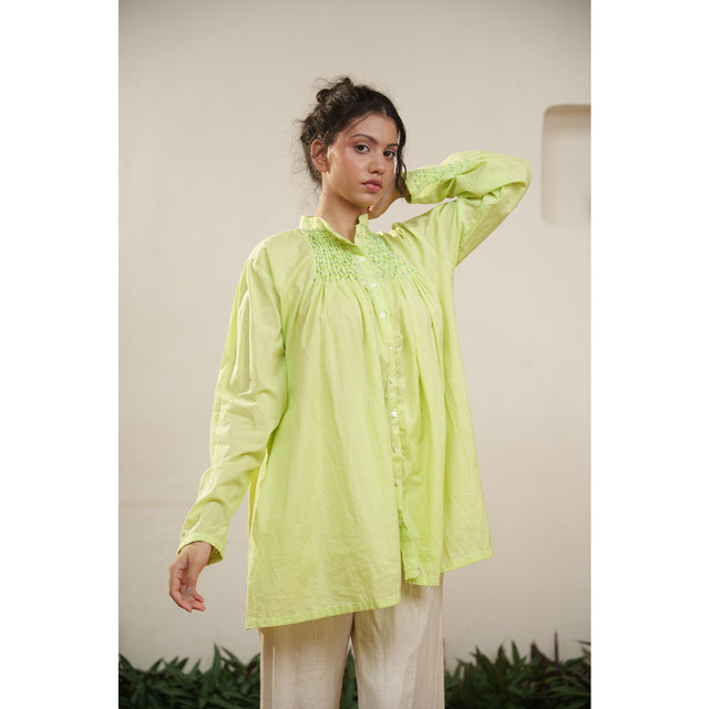 Capsule 13 - Green Cotton Top