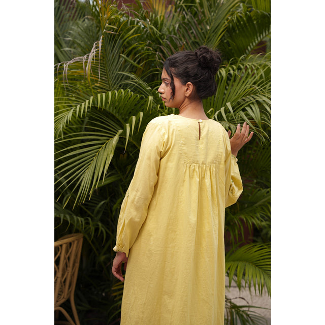 Capsule 14 - Mustard Cotton Dress