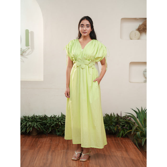 Capsule 4 - Green Cotton Dress