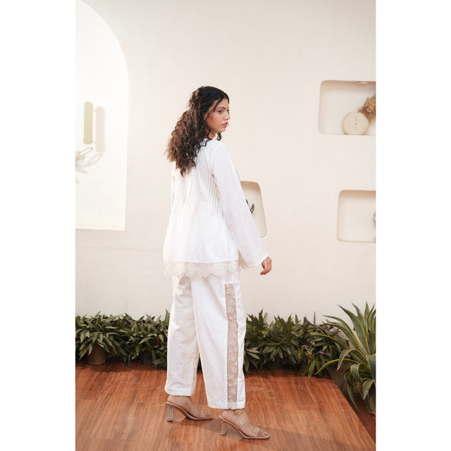 Capsule 3 - White Cotton Top and Pant Set